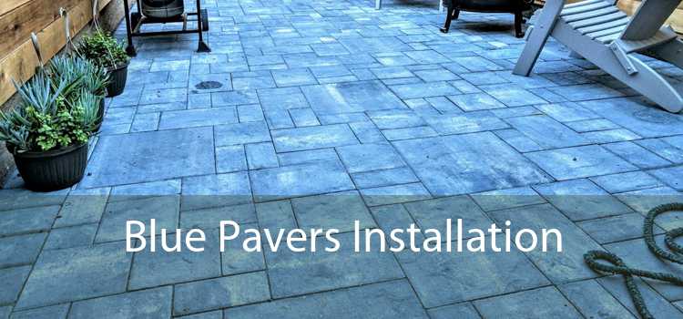 Blue Pavers Installation - Blue Pavers Walkway, Driveway And Patio ...