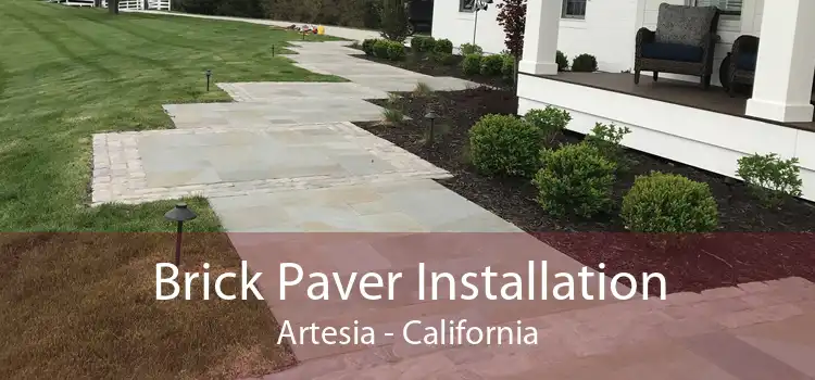 Brick Paver Installation Artesia - California