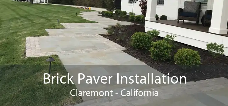 Brick Paver Installation Claremont - California