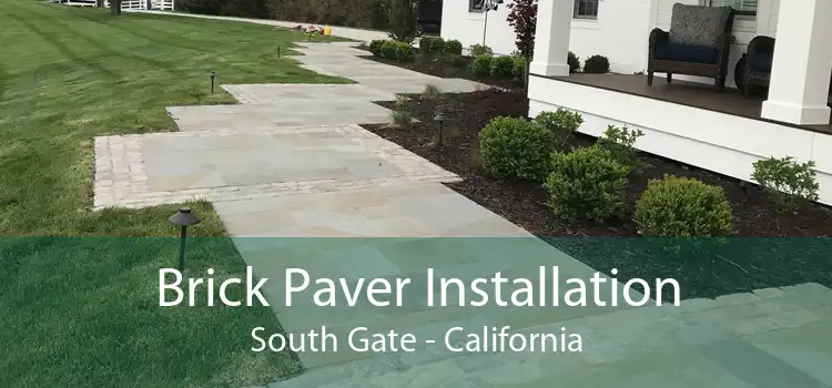 Brick Paver Installation South Gate - California