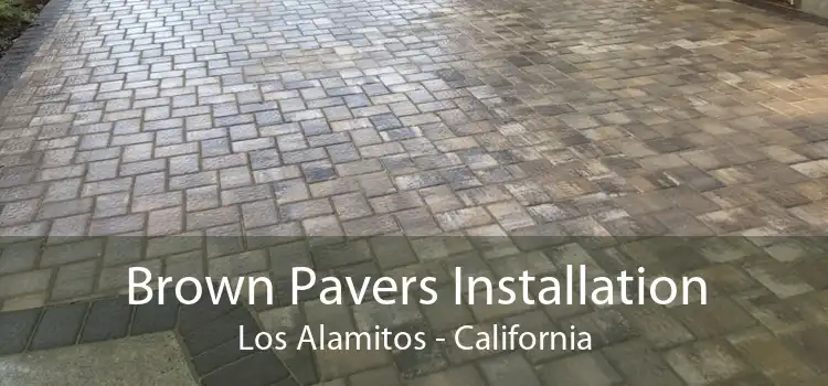 Brown Pavers Installation Los Alamitos - California