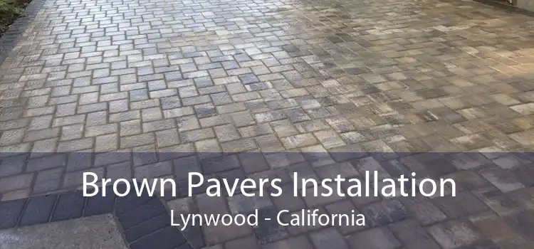 Brown Pavers Installation Lynwood - California