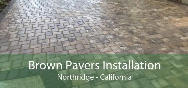 Brown Pavers Installation Northridge - California