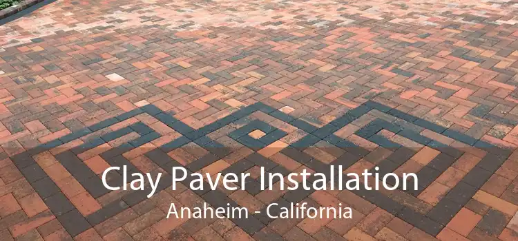 Clay Paver Installation Anaheim - California