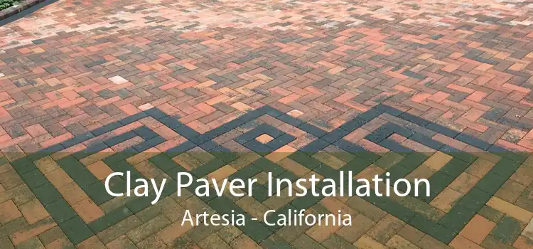 Clay Paver Installation Artesia - California