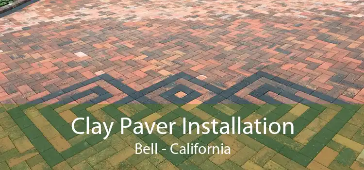 Clay Paver Installation Bell - California