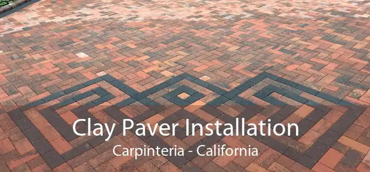 Clay Paver Installation Carpinteria - California