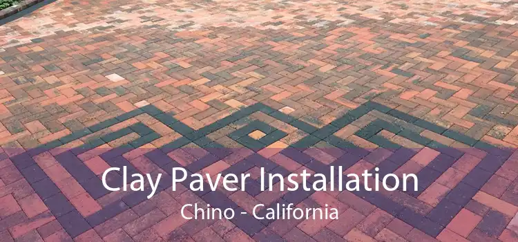 Clay Paver Installation Chino - California