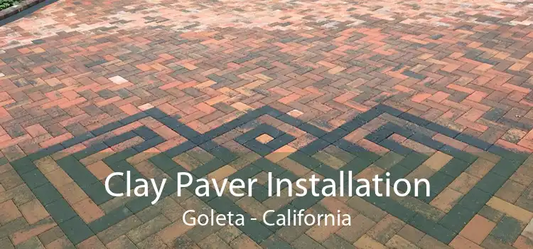 Clay Paver Installation Goleta - California