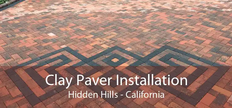 Clay Paver Installation Hidden Hills - California