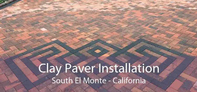 Clay Paver Installation South El Monte - California