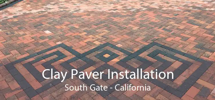 Clay Paver Installation South Gate - California