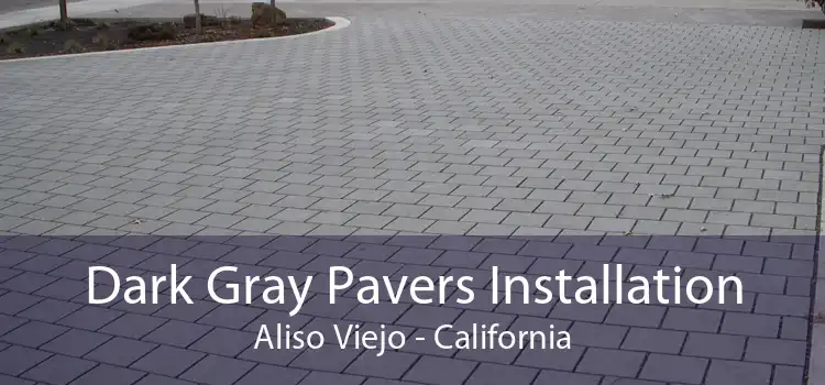 Dark Gray Pavers Installation Aliso Viejo - California