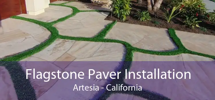 Flagstone Paver Installation Artesia - California