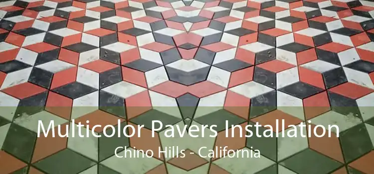 Multicolor Pavers Installation Chino Hills - California