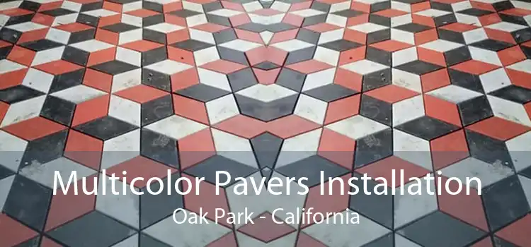 Multicolor Pavers Installation Oak Park - California