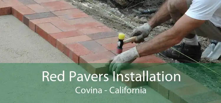 Red Pavers Installation Covina - California