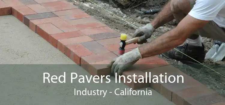 Red Pavers Installation Industry - California