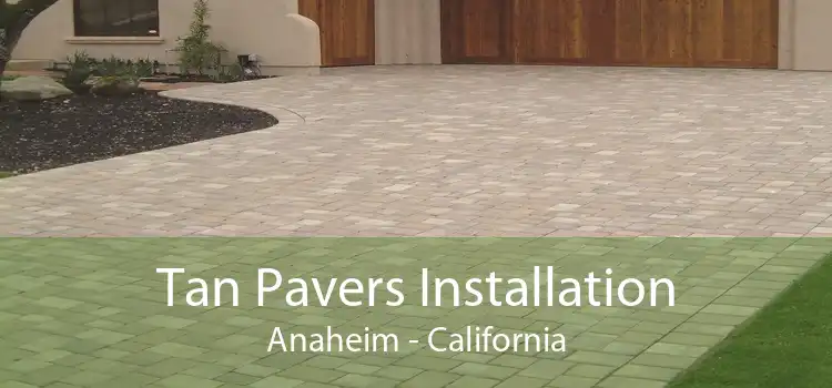 Tan Pavers Installation Anaheim - California