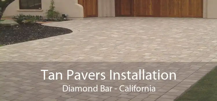 Tan Pavers Installation Diamond Bar - California