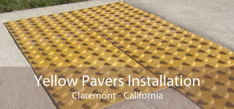 Yellow Pavers Installation Claremont - California