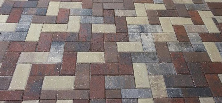 South Gate Commercial Multicolor Pavers Installation