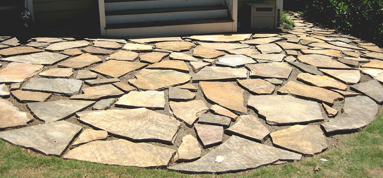 Flagstone Concrete Pavers Installation Paramount