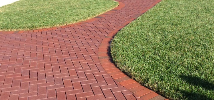 Lancaster Residential Red Pavers Installation