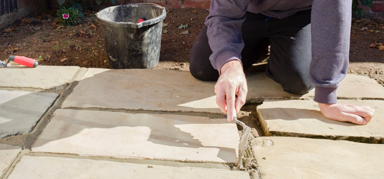 Residential Slab Pavers Installation Villa Park